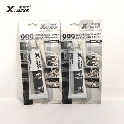 White 85g   RTV gasket maker sealant  999  Gasket free adhesive for car