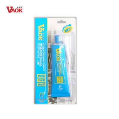 VAOK factory price   85g  4 colors high temp resist  RTV Silicone sealant Gasket Maker  for car