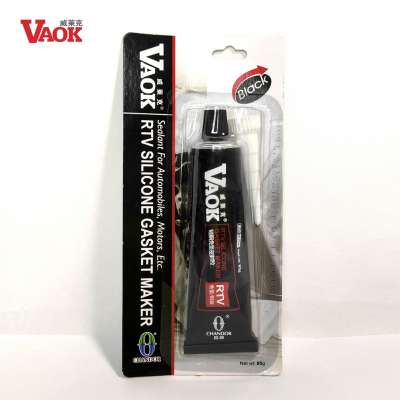 Black 85g  VAOK  RTV Silicone sealant Gasket Maker  for car 4colors