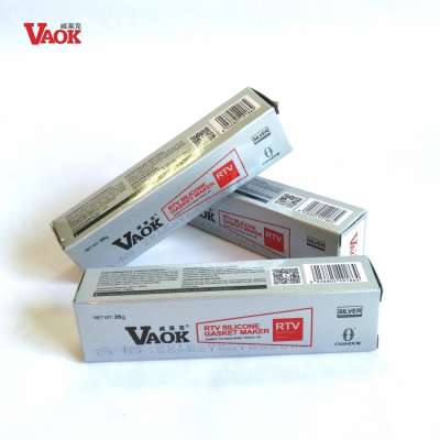 VAOK 35g  high temp resist  Silver,White 2 colors  RTV Silicone sealant Gasket Maker  for auto,machinery industry